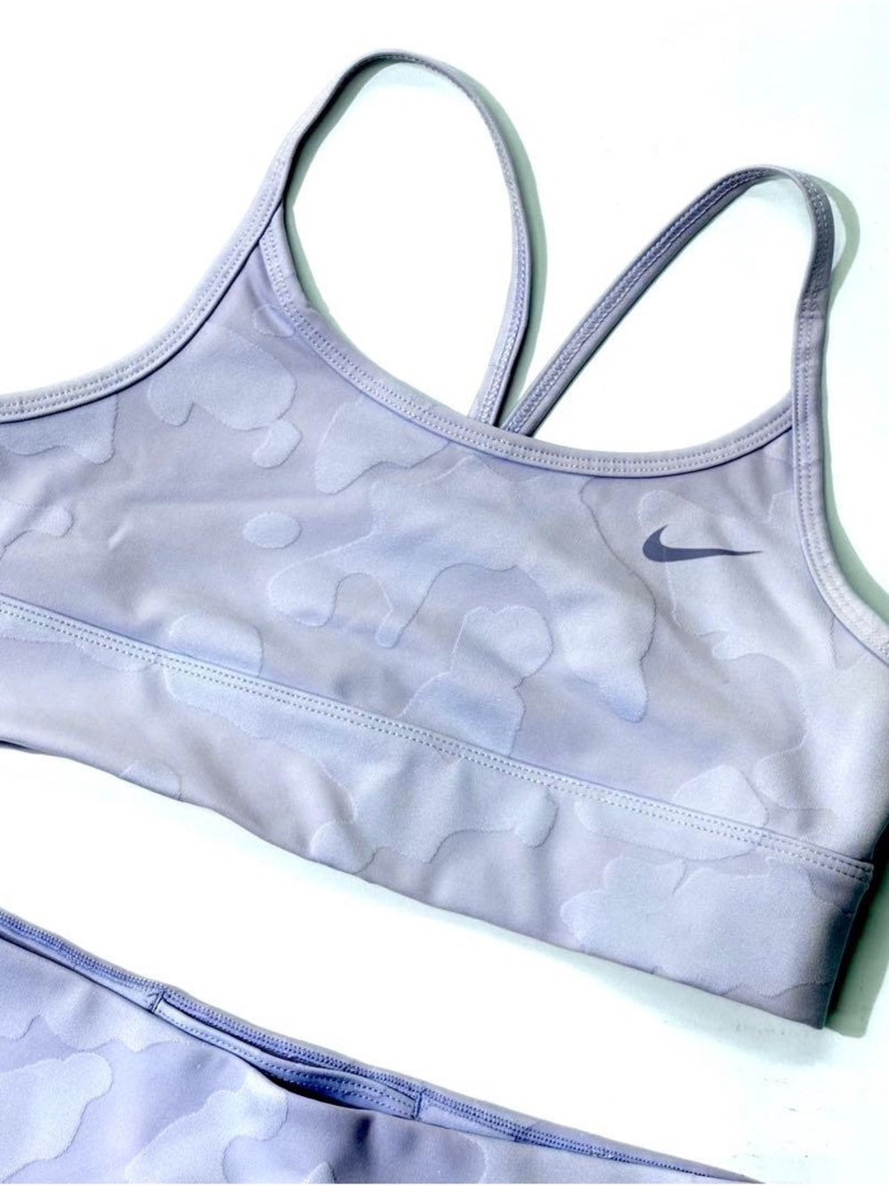 Nike Dri-Fit light purple Patterned Sports Bra Size M